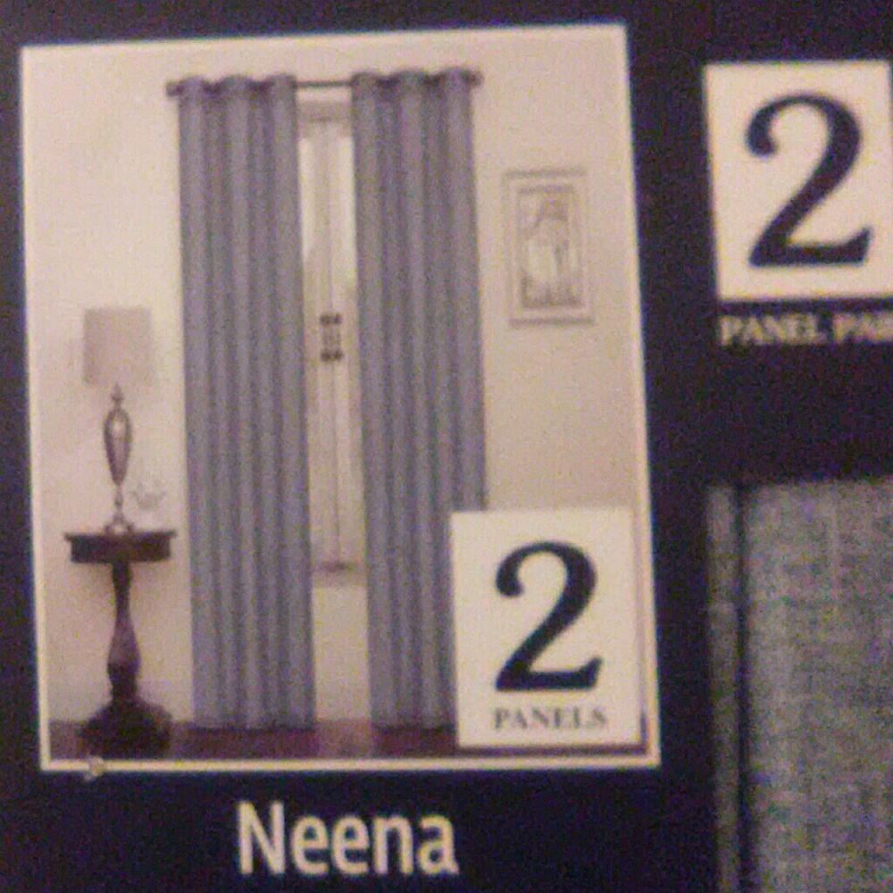 Grommet panels curtains